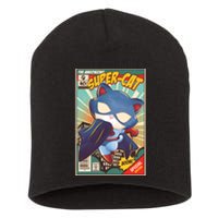 Funny Vintage The Ameowzing Super-Cat Comic Cover Short Acrylic Beanie