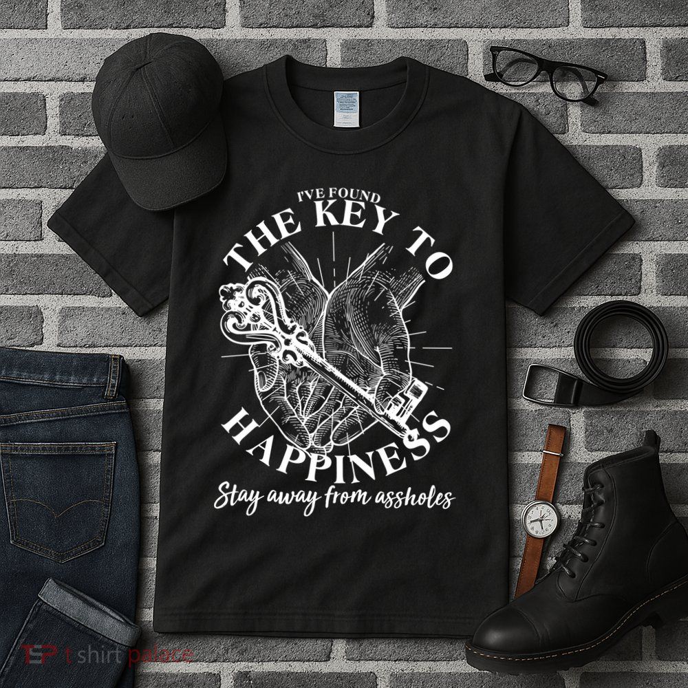 Funny Vintage The Key to Happiness Tall T-Shirt
