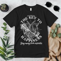 Funny Vintage The Key to Happiness Premium T-Shirt