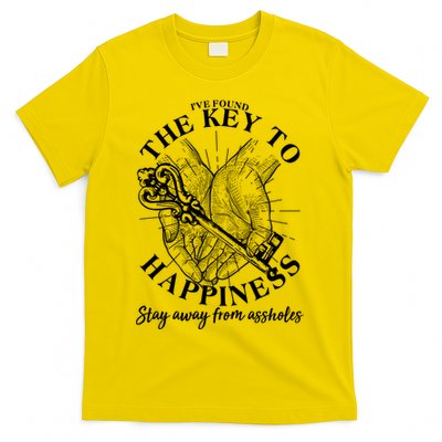 Funny Vintage The Key to Happiness T-Shirt