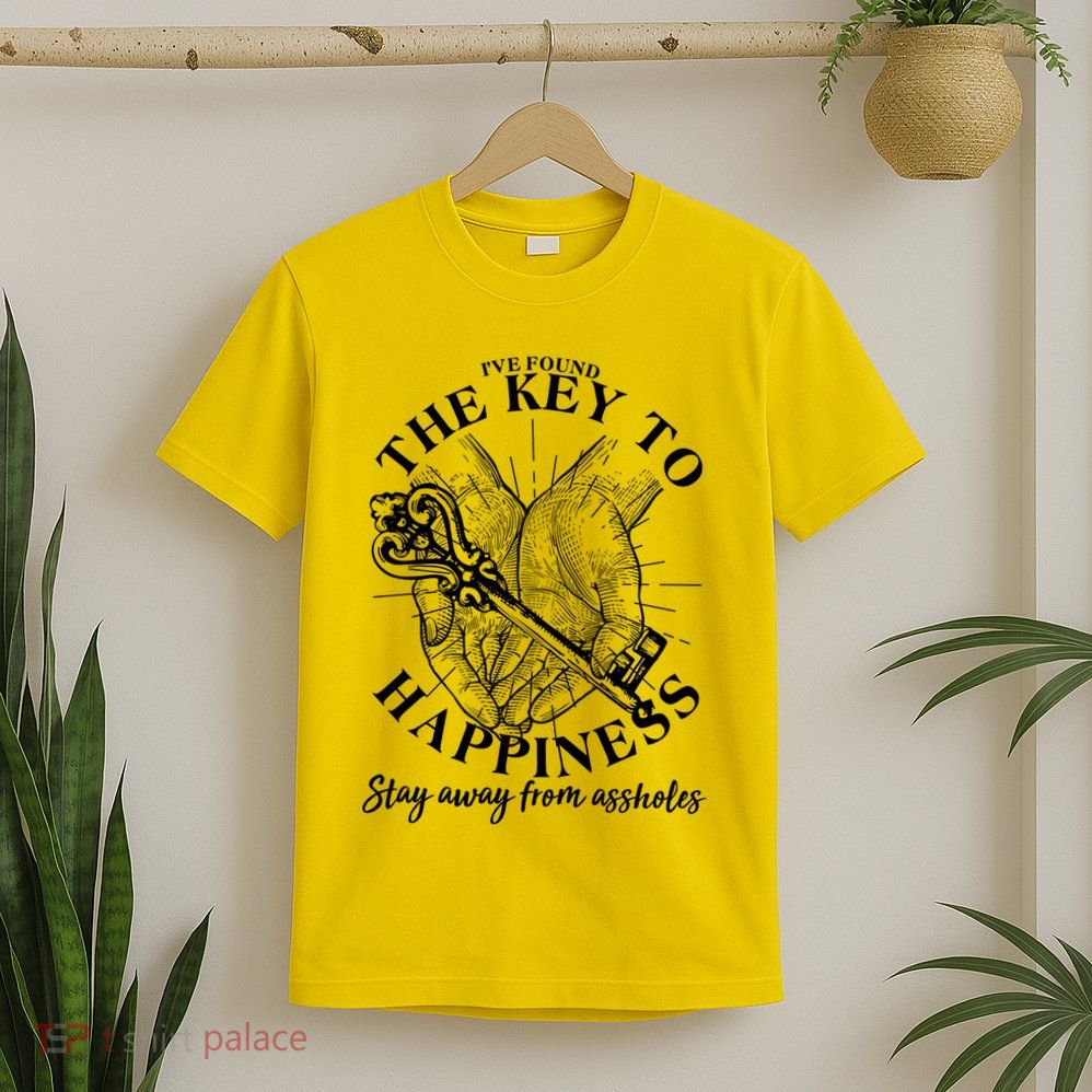 Funny Vintage The Key to Happiness T-Shirt