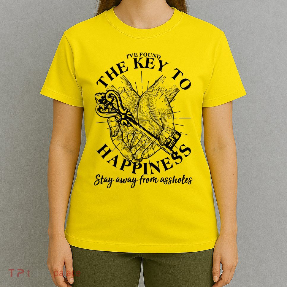 Funny Vintage The Key to Happiness T-Shirt