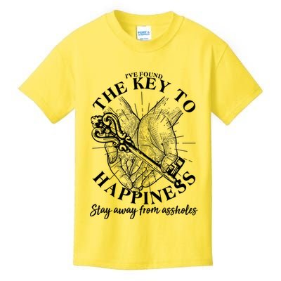 Funny Vintage The Key to Happiness Kids T-Shirt