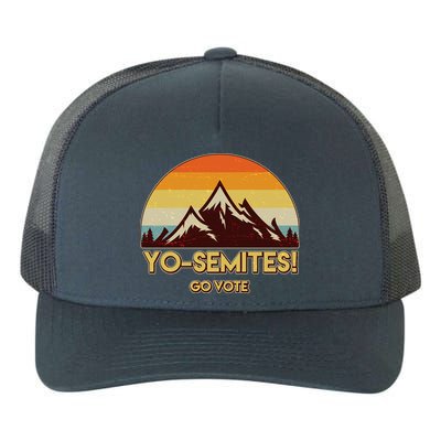 Funny Vintage Yo-Semites Go Vote Anti Trump Yupoong Adult 5-Panel Trucker Hat