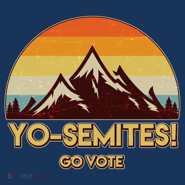 Funny Vintage Yo-Semites Go Vote Anti Trump Beanie
