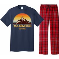 Funny Vintage Yo-Semites Go Vote Anti Trump Pajama Set