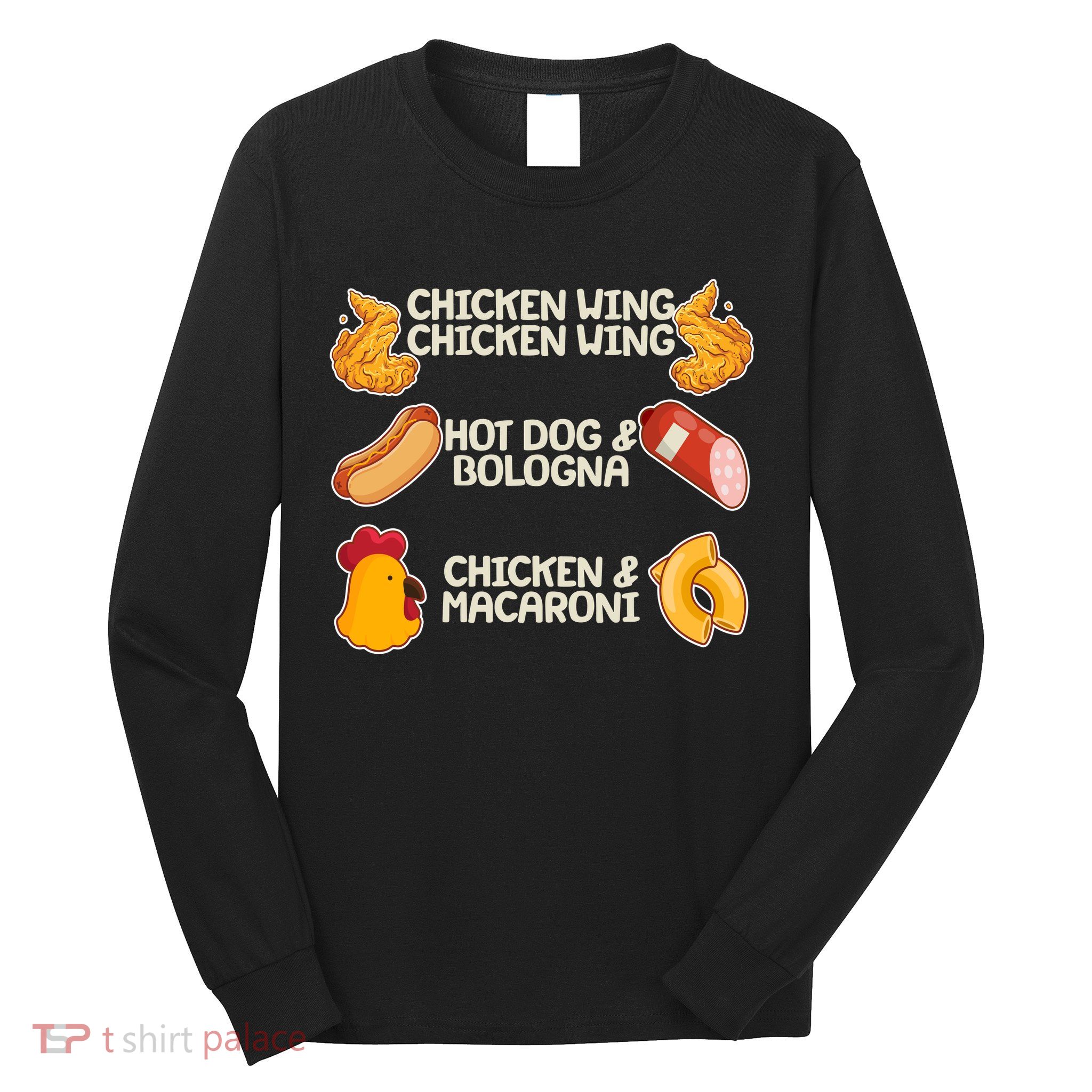 Funny Viral Chicken Wing Song Meme Long Sleeve Shirt
