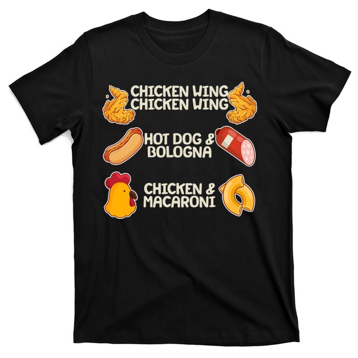 Funny Viral Chicken Wing Song Meme T-Shirt