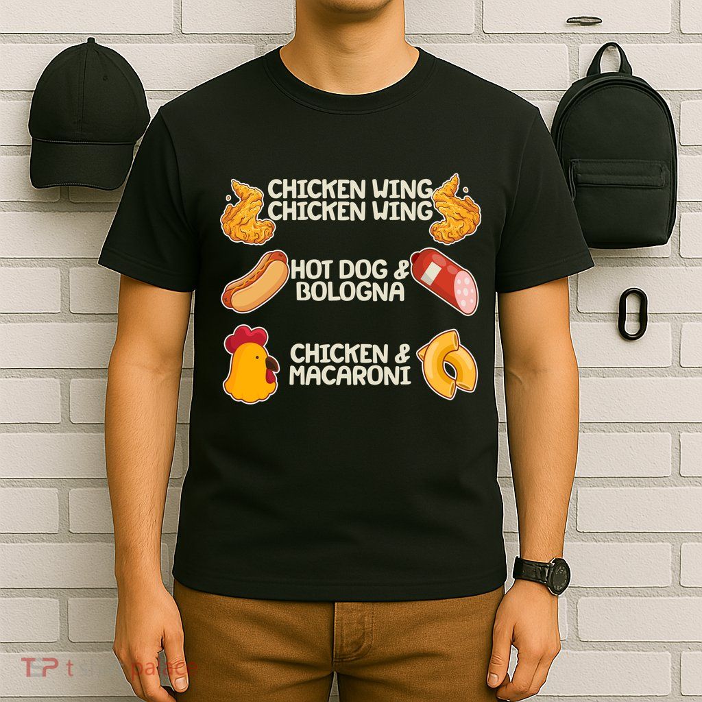 Funny Viral Chicken Wing Song Meme T-Shirt