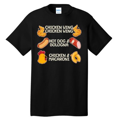 Funny Viral Chicken Wing Song Meme Tall T-Shirt