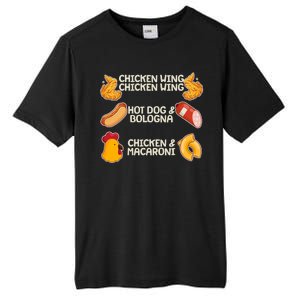 Funny Viral Chicken Wing Song Meme Tall Fusion ChromaSoft Performance T-Shirt