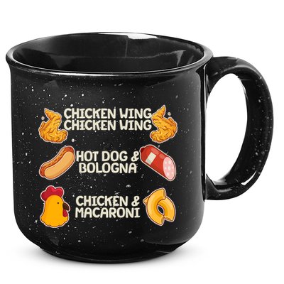 Funny Viral Chicken Wing Song Meme 15oz Campfire Ceramic Mug