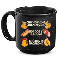 Funny Viral Chicken Wing Song Meme 15oz Campfire Ceramic Mug