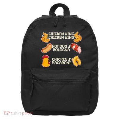 Funny Viral Chicken Wing Song Meme 16 in Basic Backpack