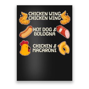 Funny Viral Chicken Wing Song Meme Poster