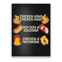 Funny Viral Chicken Wing Song Meme Poster