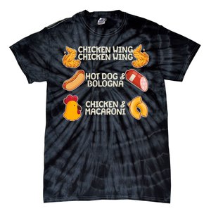 Funny Viral Chicken Wing Song Meme Tie-Dye T-Shirt