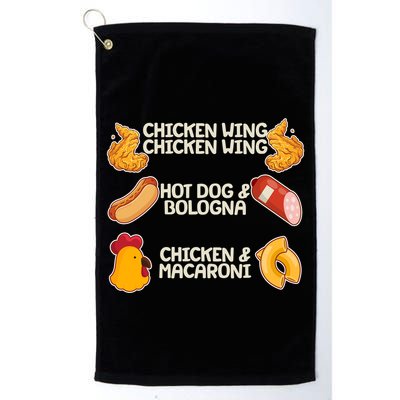 Funny Viral Chicken Wing Song Meme Golf Towel
