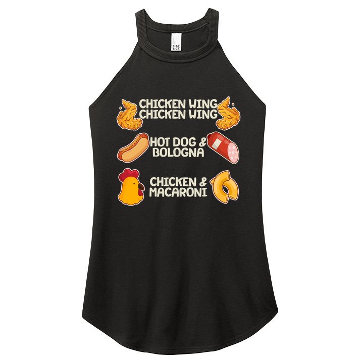 Funny Viral Chicken Wing Song Meme Women's Perfect Tri Rocker Tank