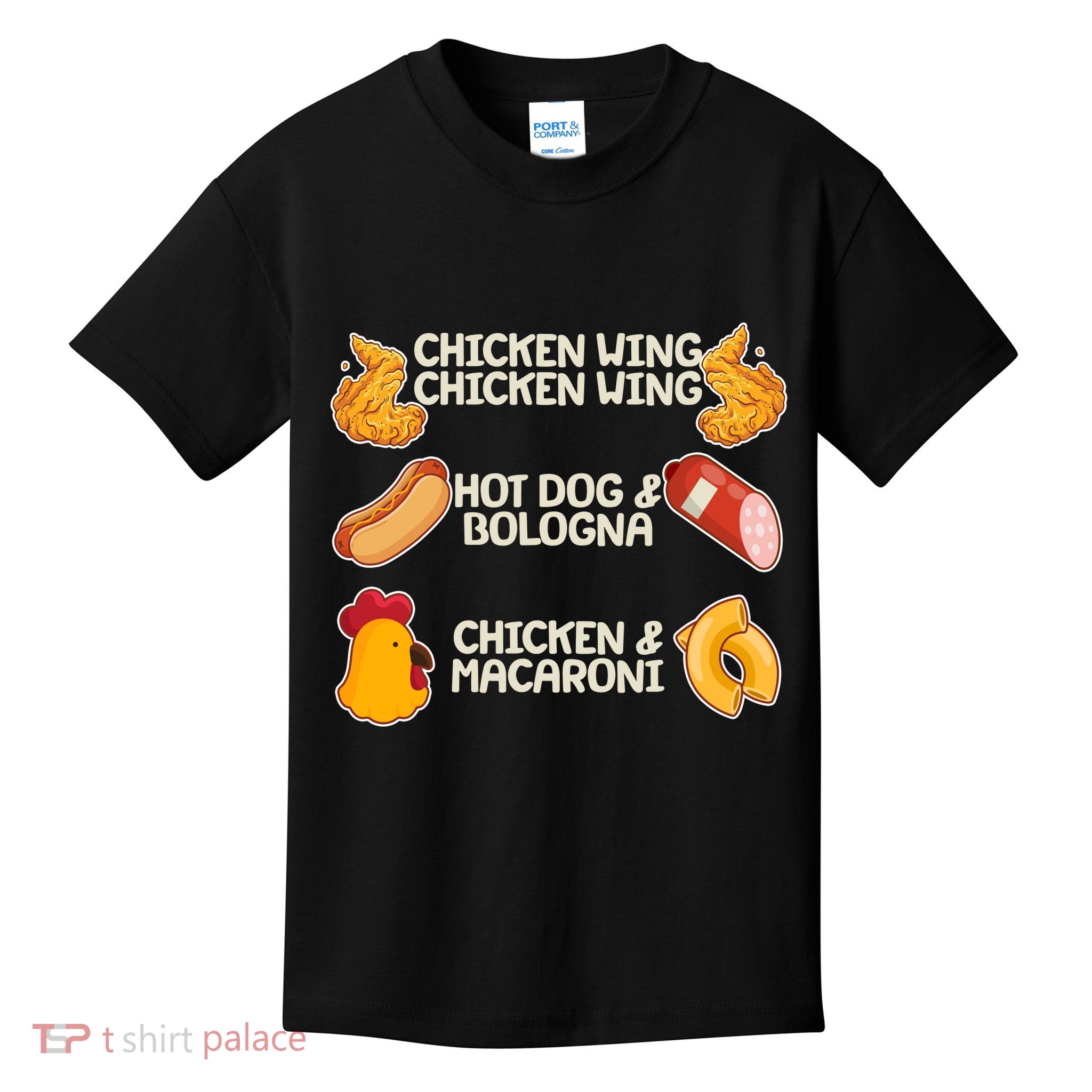 Funny Viral Chicken Wing Song Meme Kids T-Shirt