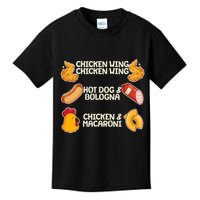 Funny Viral Chicken Wing Song Meme Kids T-Shirt