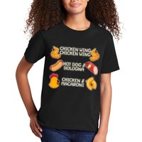 Funny Viral Chicken Wing Song Meme Kids T-Shirt