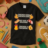 Funny Viral Chicken Wing Song Meme Kids T-Shirt