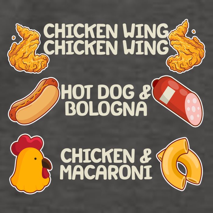 Funny Viral Chicken Wing Song Meme Vector Backpack