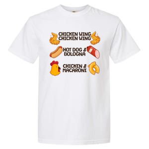 Funny Viral Chicken Wing Song Meme Garment-Dyed Heavyweight T-Shirt