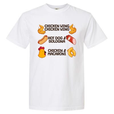 Funny Viral Chicken Wing Song Meme Garment-Dyed Heavyweight T-Shirt