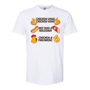 Funny Viral Chicken Wing Song Meme Softstyle® CVC T-Shirt