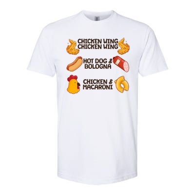 Funny Viral Chicken Wing Song Meme Softstyle CVC T-Shirt