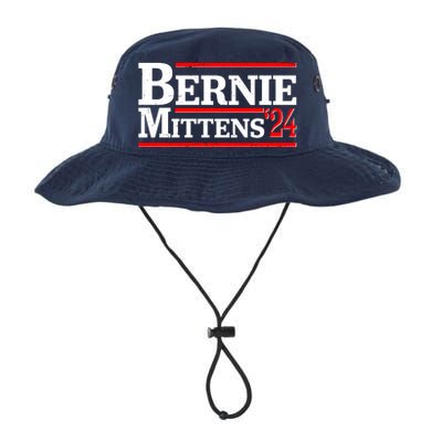 Funny Vote Bernie & Mittens 2024 Logo Legacy Cool Fit Booney Bucket Hat