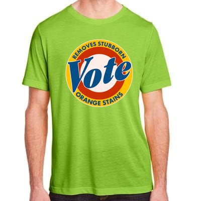 Funny VOTE Removes Stubborn Orange Stains Adult ChromaSoft Performance T-Shirt