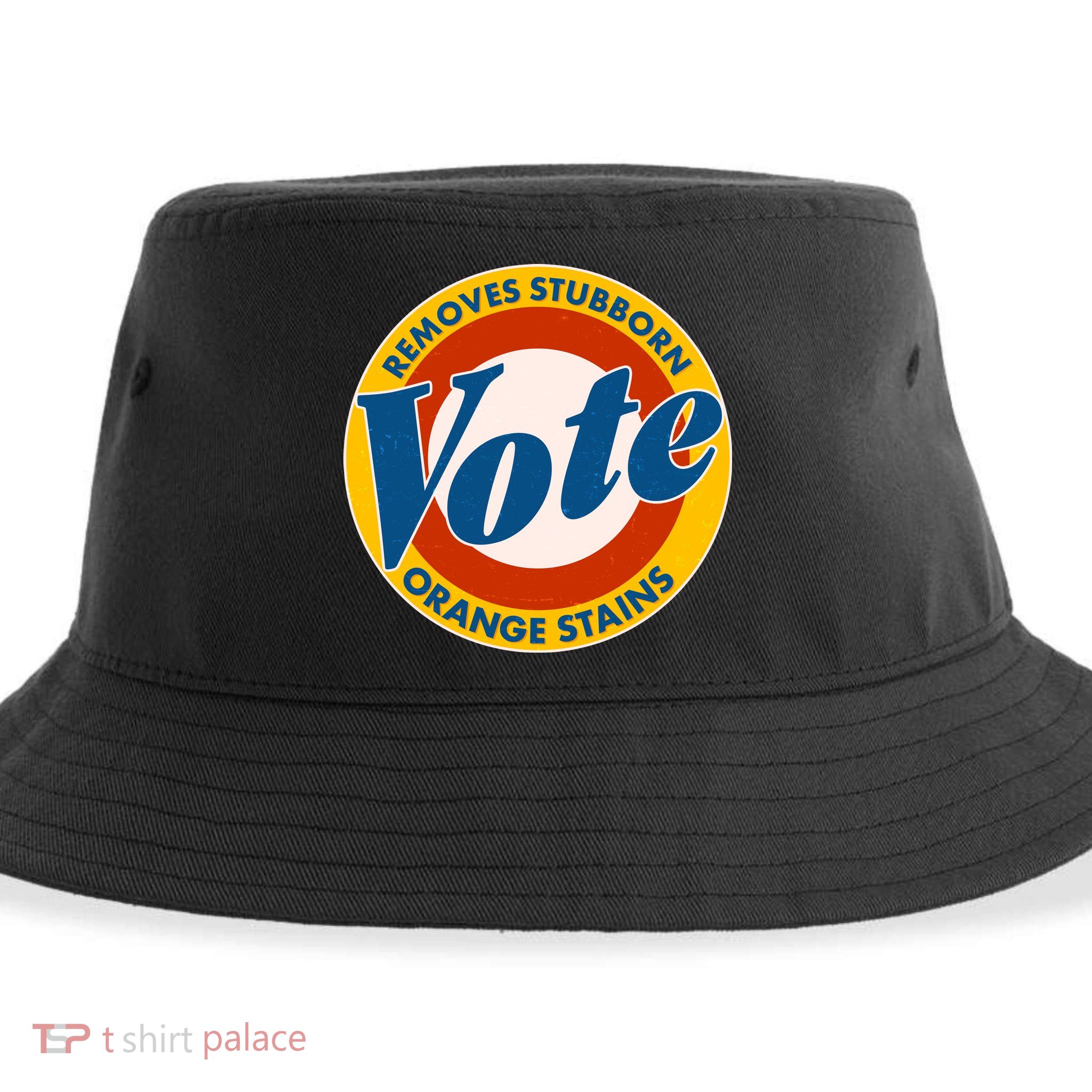 Funny VOTE Removes Stubborn Orange Stains Sustainable Bucket Hat