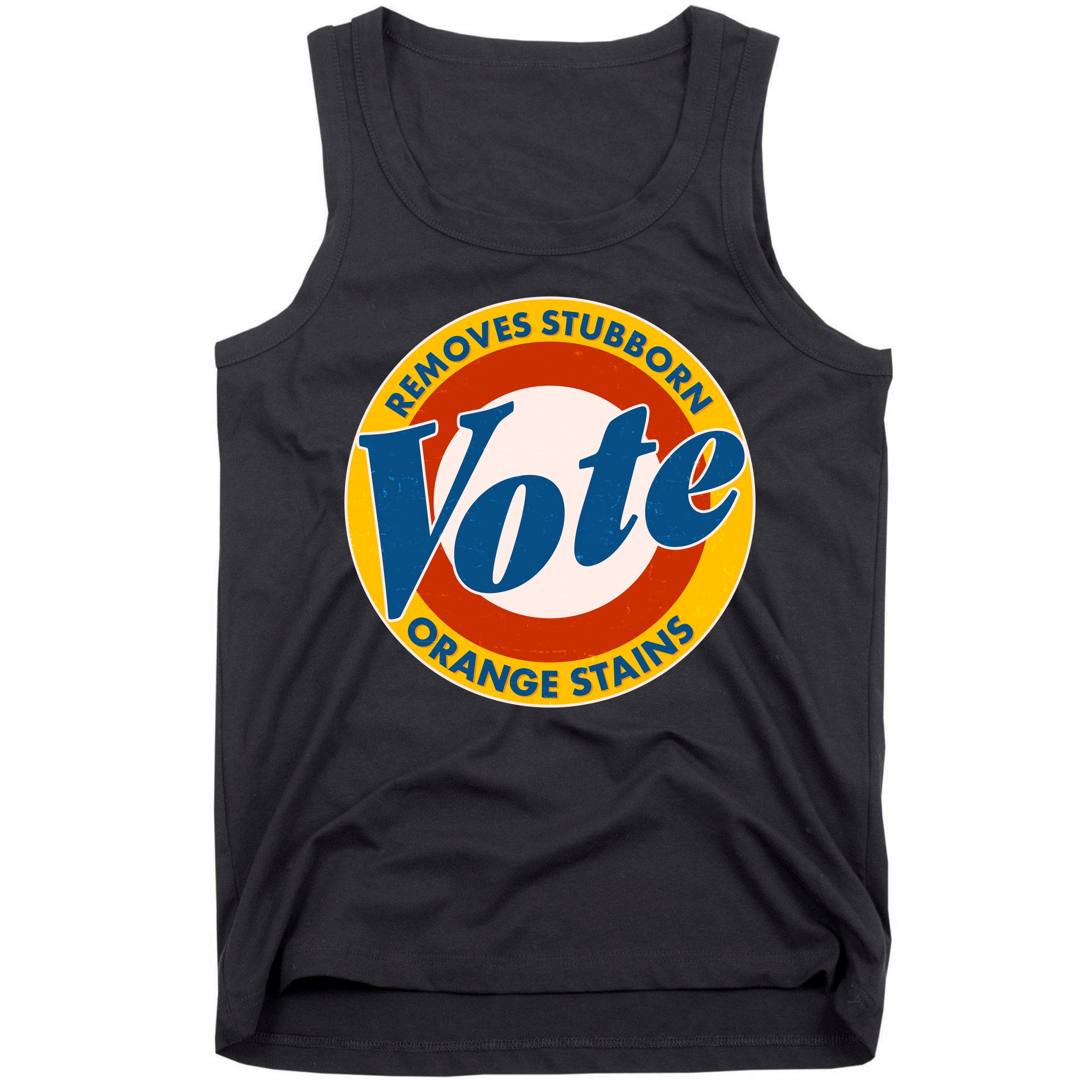 Funny VOTE Removes Stubborn Orange Stains Tank Top