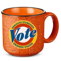 Funny VOTE Removes Stubborn Orange Stains 15oz Campfire Ceramic Mug