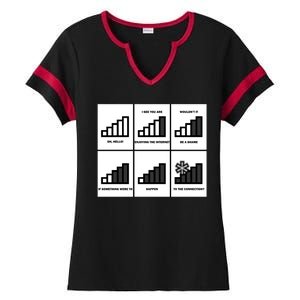 Funny WiFi Ladies Halftime Notch Neck Tee