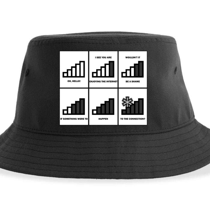 Funny WiFi Sustainable Bucket Hat