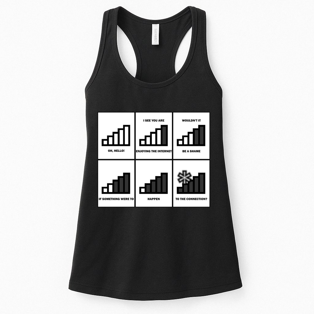 Funny WiFi Womens Tank Top
