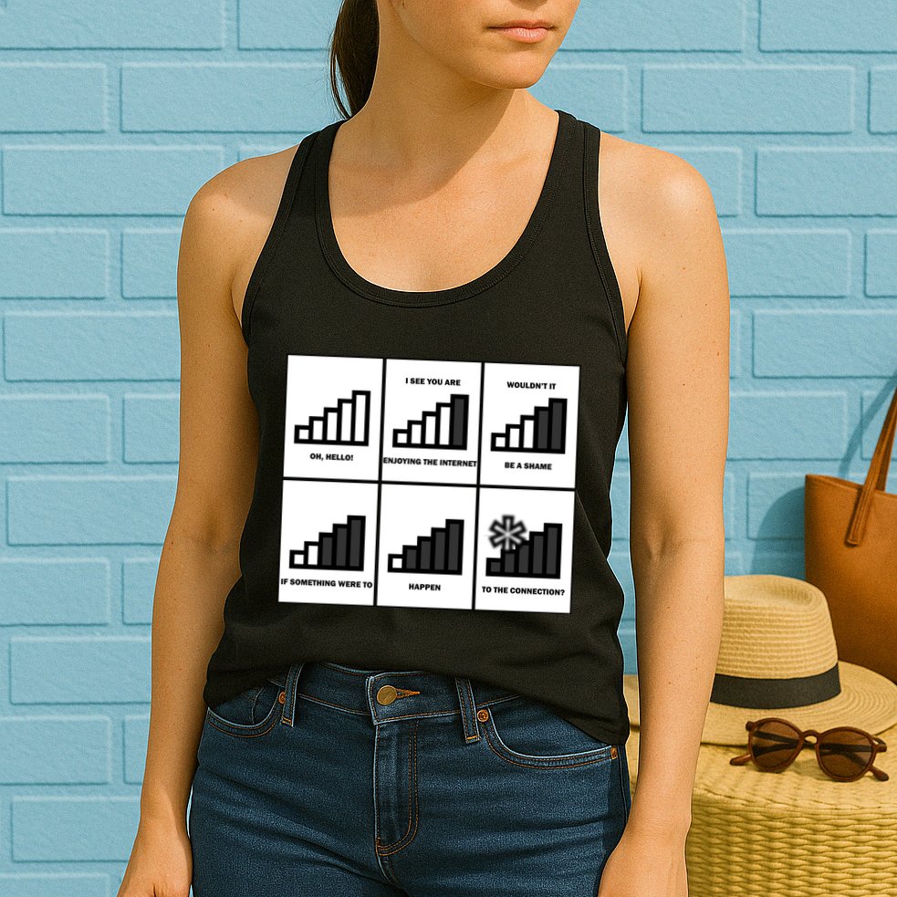 Funny WiFi Womens Tank Top
