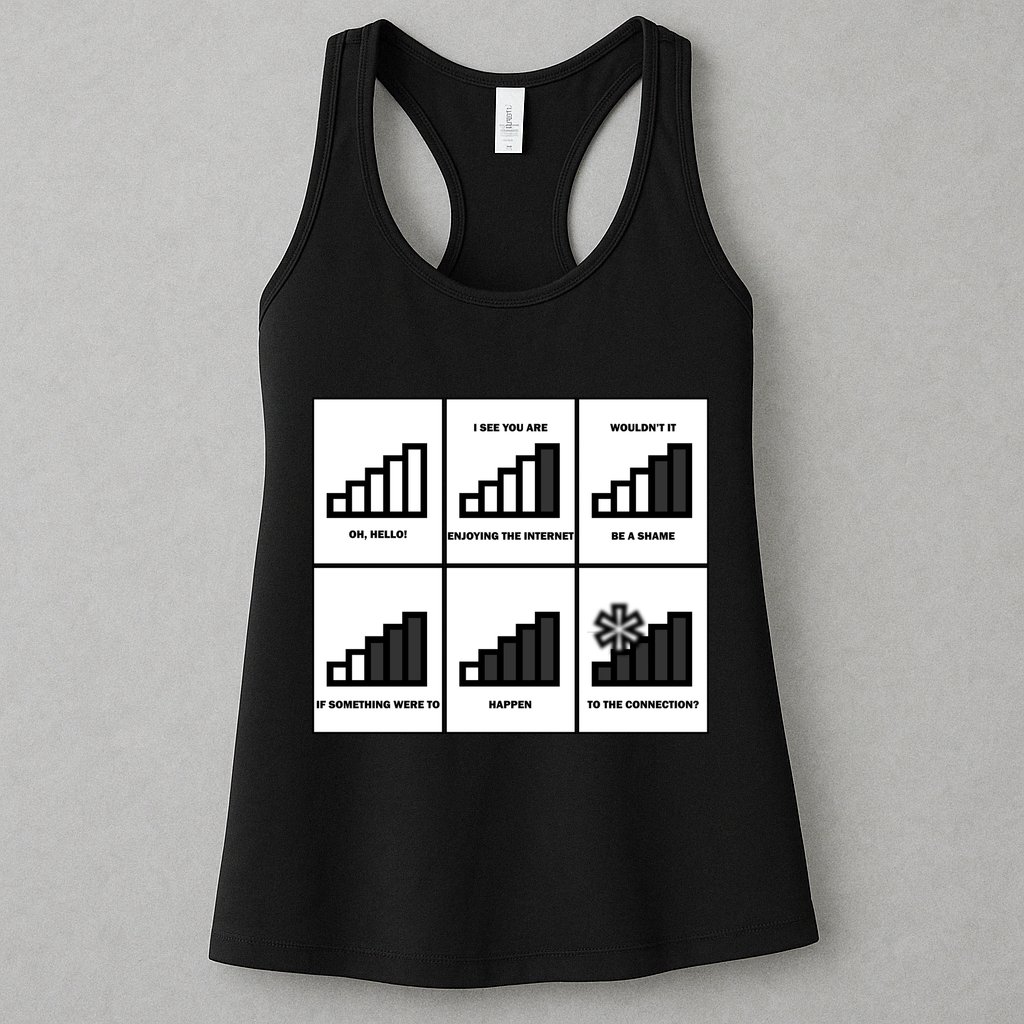 Funny WiFi Womens Tank Top
