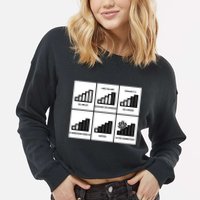Funny WiFi Cropped Pullover Crew