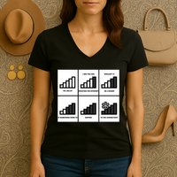 Funny WiFi Women's V-Neck T-Shirt