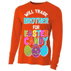 Funny Will Trade Brother For Easter Candy Cooling Performance Long Sleeve Crew