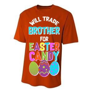 Funny Will Trade Brother For Easter Candy Performance Sprint T-Shirt