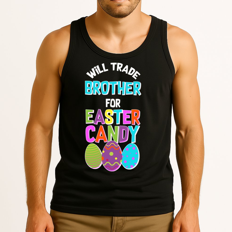 Funny Will Trade Brother For Easter Candy Tank Top