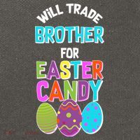 Funny Will Trade Brother For Easter Candy Cotton Canvas Backpack