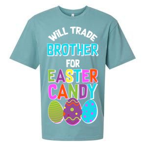 Funny Will Trade Brother For Easter Candy Sueded Cloud Jersey T-Shirt