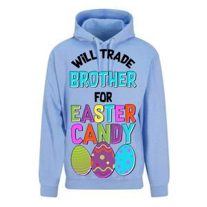 Funny Will Trade Brother For Easter Candy Unisex Surf Hoodie